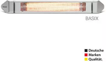VASNER Teras 25 Basix Heizstrahler 2500W Silber