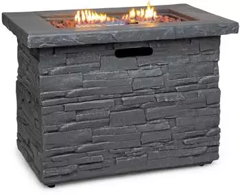 Blumfeldt Anafi Heizstrahler Gas mit 40.000BTU/13kW hellgrau