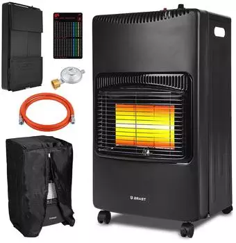Brast Gasheizer Keramik Vulkan 4200W 3 Heizstufen