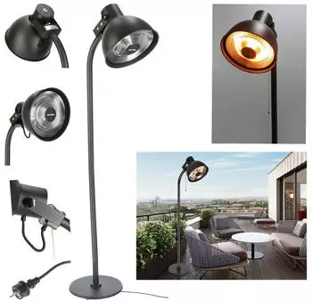Cepewa PATIO Terrassenheizstrahler 2000W 3 Heizstufen &Oslash;50cm (170091972)