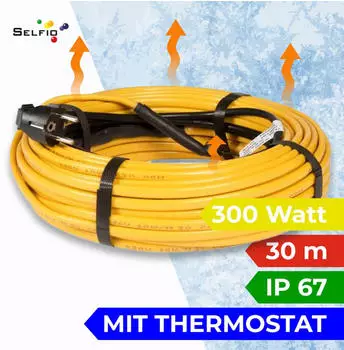 Selfio Rohrbegleitheizung Selbstregulierend 30m 300W (155230)