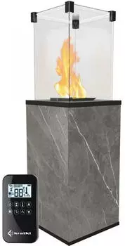 Kratki Patio Terrassenheizer Quarzsinter Naturali Grey 8,2kW (PATIO/M/G31/50MBAR/Q/N/P/G)
