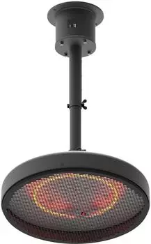 GardWell Decken-Infrarotheizstrahler 2000W Carbonr&ouml;hre 3 Heizstufen IP65 (90034)