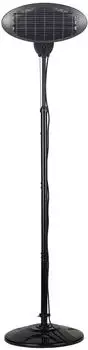 Tepro Terrassen-Heizstrahler 2000W Quarz-Heizelement, Schwarz (2140)