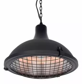 Sunred Bright Indus II H&auml;nge-Heizstrahler Halogen 2100W Schwarz (Indus II)