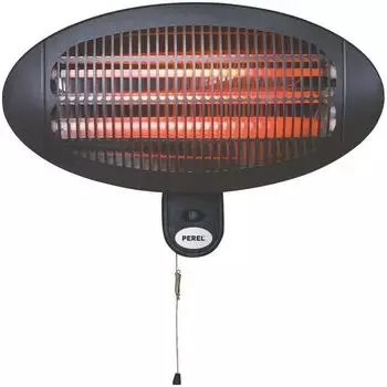 Perel Terrassenheizstrahler Wandmontage 2000W Quarz IP34 (PHW2000)