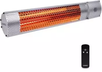 VONROC Marsili Infrarot-Terrassenstrahler 2000W, IP65, mit Fernbedienung (PH503AC)