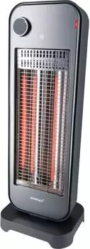 Steba CH 2 ECO Carbon-Heizstrahler oszillierend 90°, 2 Stufen, grau (39-32-00)