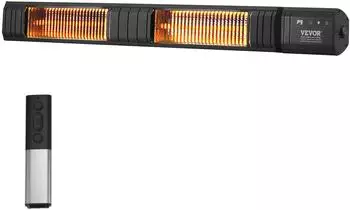 VEVOR Infrarot-Heizstrahler 3000W 9 Stufen Timer IP65 Fernbedienung (RBTYNLD-002)