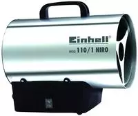 Einhell - Hgg 110/1 Niro (de/at) Hei&szlig;luftgebl&auml;se 10 Kw, 30 W Silber