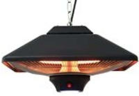 Aktobis Decken-Heizstrahler, Balkonheizer, Zeltheizer WDH-200LS (Schwarz + bis 2.000