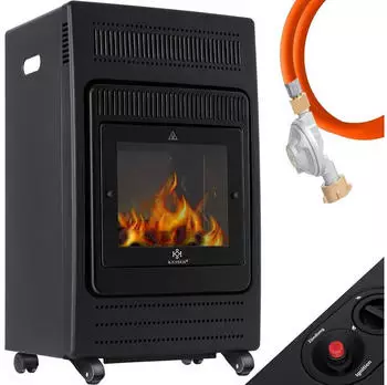 Kesser Gasheizofen-Heizstrahler 3400W schwarz