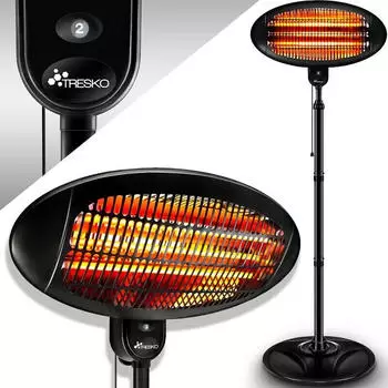 Tresko Infrarot Stand-Heizstrahler 2000W