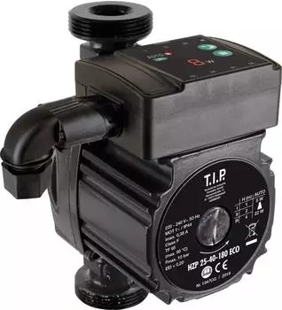 Tip HZP 25-60-180 ECO Heizungszirkulationspumpe 60l/min 45W 10bar (31422)