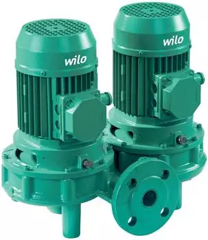 Wilo VeroTwin-DPL 40/75-0,12/2 Trockenl&auml;ufer-Doppelpumpe 400V 0,12kW (2157302)