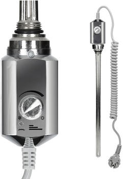 ECD Germany Heizstab 600W mit Thermostat f&uuml;r Badheizk&ouml;rper 1/2 chrom (291005796)