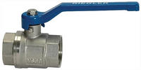 Riegler 115725 Kugelhahn "Ventilleitung", Handhebel blau, IG/ET, G 1 1/2