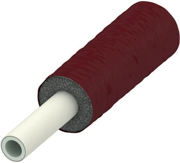 Tece TECElogo Verbundrohr PE-RT/AL 25 x 2,5 mm vorgedämmt rot Rolle 50 m (8702025)