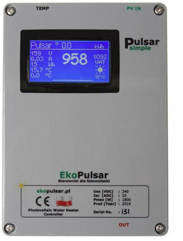 Pulsar Heizstabregelung (PVPS)