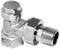 Heimeier R&uuml;cklaufverschraubung Regutec 035501000 Eck, 3/8", vernickelt,