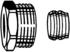 Heimeier Klemmverschraubung vernickelt für Kupfer- und Stahlrohr 16mm und Rp 1/2