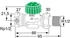 Heimeier Thermostat-Ventilunterteil Eclipse 300 Durchgang DN 15 mit automatischer Durchflussregelung (3952-02.000)