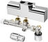 Oventrop Anschluss-Set für Badheizkörper Multiblock T-RT und S weiß (1184188)