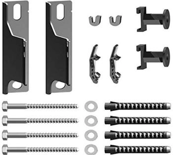 Kermi Wandkonsolen-Set kurz für Flachheizkörper/Heizwand Wandabstand 30 mm, verzinkt (ZB02640005)