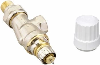 Danfoss RA-N10 Ventilgehäuse Axial R 3/8" matt vernickelt (013G0151)