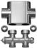 Kermi Universal Ventilhahnblock Durchgang weiß (ZV00400001)