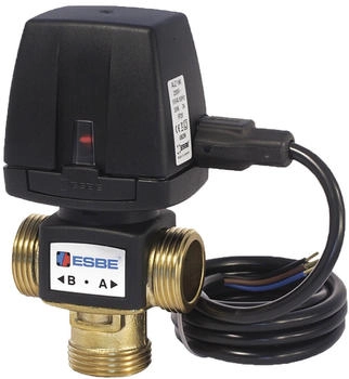 ESBE 3-Wege-Zonenventil VZD162 DN 20, G 1", Kvs 6,0, festes Kabel (43080400)