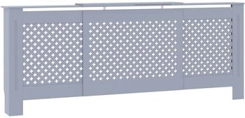 vidaXL Heizk&ouml;rperverkleidung MDF Grau 205 cm (325557)
