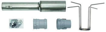 Vaillant Set 3 Grundelemente Edelstahl für Abgassystem DN 60 PP flexibel (0020095594)