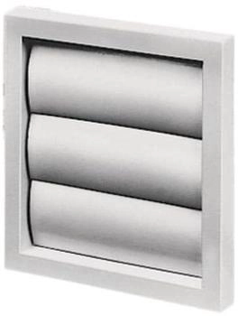 Helios VK 100 B Verschlussklappe selbsttätig Kunststoff braun (00765)
