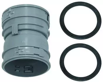 Vaillant Verbindungsstück für flexibles Abgassystem DN 60, PP (0020077525)