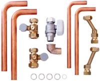 Vaillant VCW-Installationsset Auf-/Unterputz, Rohre k&uuml;rzbar