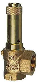 Riegler Eck-Sicherheitsventil für Flüssigkeiten G 1/2 Ansprechdruck 10 bar (221.03-10.0)