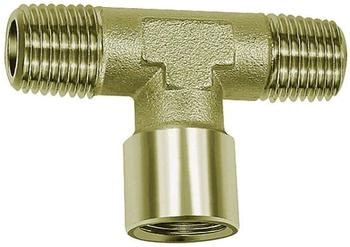 Riegler T-Stück außen/innen/außen G/R 1/4 SW 13 Messing vernickelt (N 254.82)