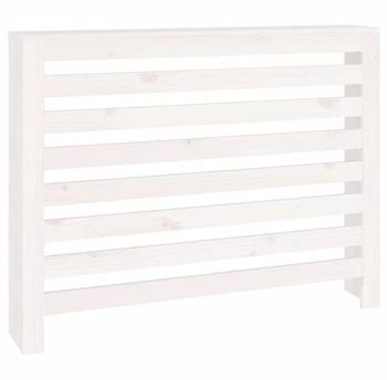 vidaXL Heizkörperverkleidung Weiß Massivholz Kiefer (822597)
