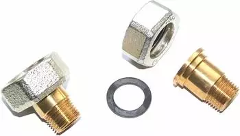 Wilo Verschraubung Pumpenverschraubung R 1/2" /d 15 i x G 1 i 1 Satz Messing (4092743)