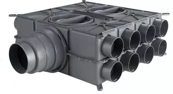 Wolf CWL Luftverteiler f&uuml;r Zu- oder Abluft DN 125-180 24 Stutzen DN 75 (2577597)