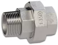 RIEGLER 118857 l&ouml;s. Doppelnippel kon. dicht. G 1/2 I/A SW 38 ES1.4408-1 St&uuml;ck