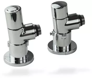 Caleffi High-Style Ventilset f&uuml;r Heizk&ouml;rper 1/2" Chrom (400100)