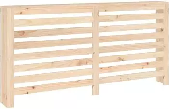 vidaXL Heizk&ouml;rperverkleidung Massivholz Kiefer 169x19x84cm Wei&szlig; (822606)
