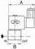 Riegler MV 3212 G 3/2-Wege-Magnetventil NC, direktgesteuert, 24V DC, NBR, Rp 1/4, 0-4bar (MV 3212 G)