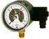 Riegler Kontaktmanometer G 1/2 radial unten, 0-40,0 bar, Ø 100mm (2207)