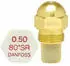 Danfoss Ölbrennerdüse Vollkegel 0,55USgal/h 45° (030F5910)