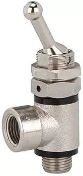 Riegler 3/2-Wege-Kipphebelventil Schlauchanschluss G1/4 (361.014-1/4)