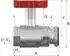 Flamco Simplex Pumpenkugelhahn mit Schwerkraftbremse DN32 G1 1/4