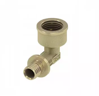 Tece TECEflex Winkel&uuml;bergangsmuffe Messing 20 x Rp 3/4 (768002)